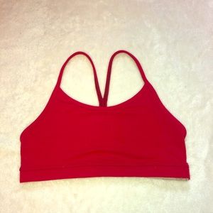 Red Lululemon Sports Bra